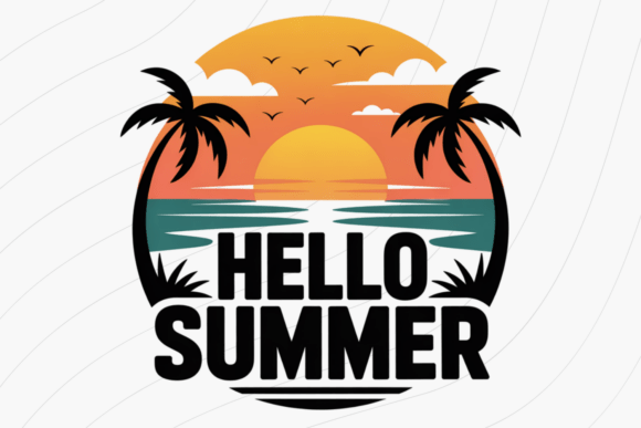 Capture the Golden Hour: Using This Retro Beach Design
