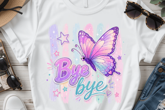 Cute Butterfly Quote PNG Shirt: A Dreamy Design Asset