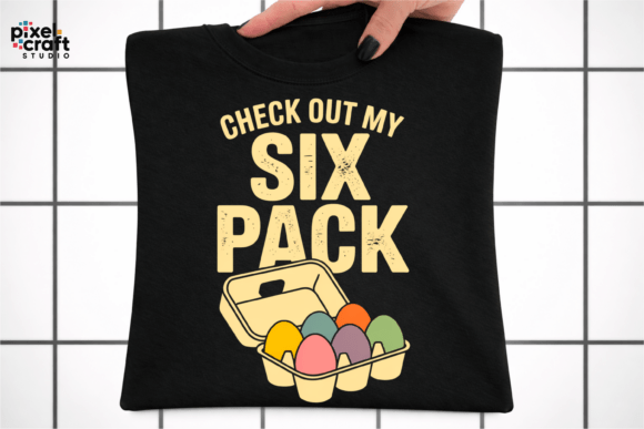 Funny Chicken Six Pack Eggs Humor PNG