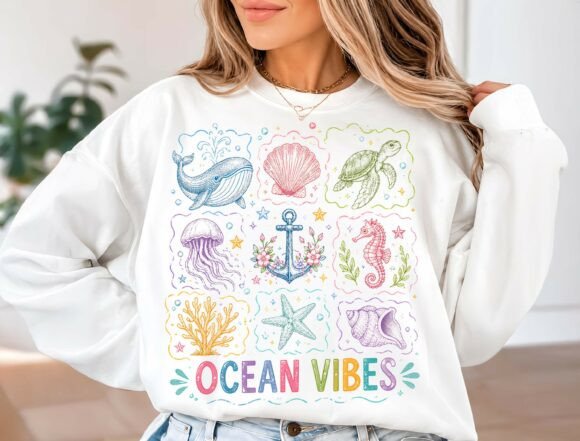 Ocean Vibes PNG: Capture the Coastal Granddaughter Aesthetic
